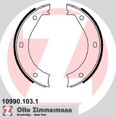 109901031 Zimmermann Гальмівні колодки ручника