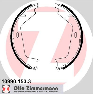 109901533 Zimmermann Гальмівні колодки ручника