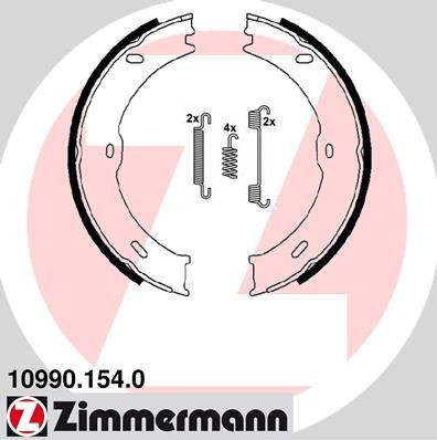 109901540 Zimmermann Гальмівні колодки ручника