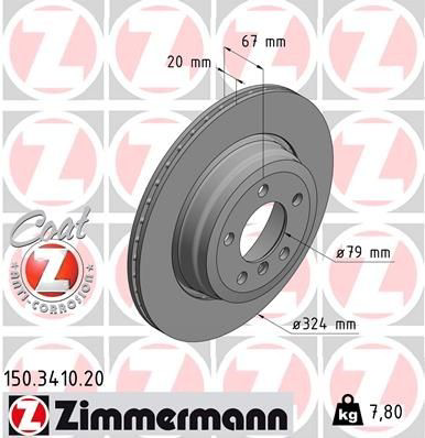 150341020 Zimmermann Дискові гальма