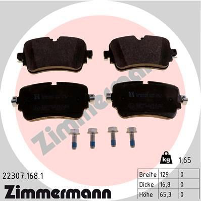 Купити 223071681 Zimmermann Задні колодки