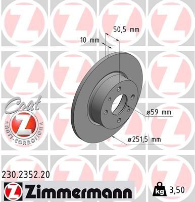 230235220 Zimmermann Дискові гальма