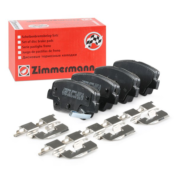 Задні гальмівні колодки Zimmermann 253371601 ціна, від 17.78 USD