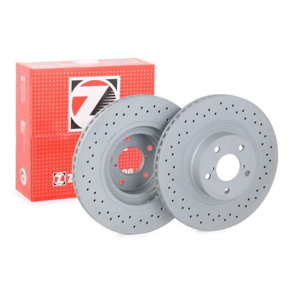 Диск переднього гальма Zimmermann 530245852 ціна, від 50.10 USD