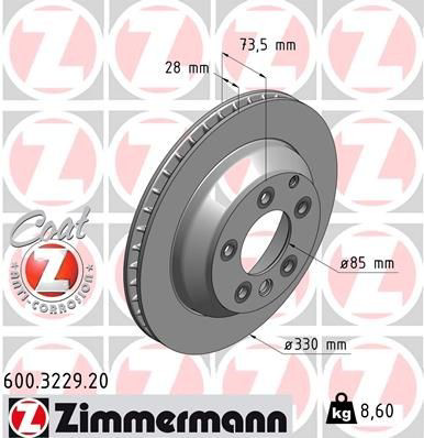 Гальмівні диски 600322920 Zimmermann