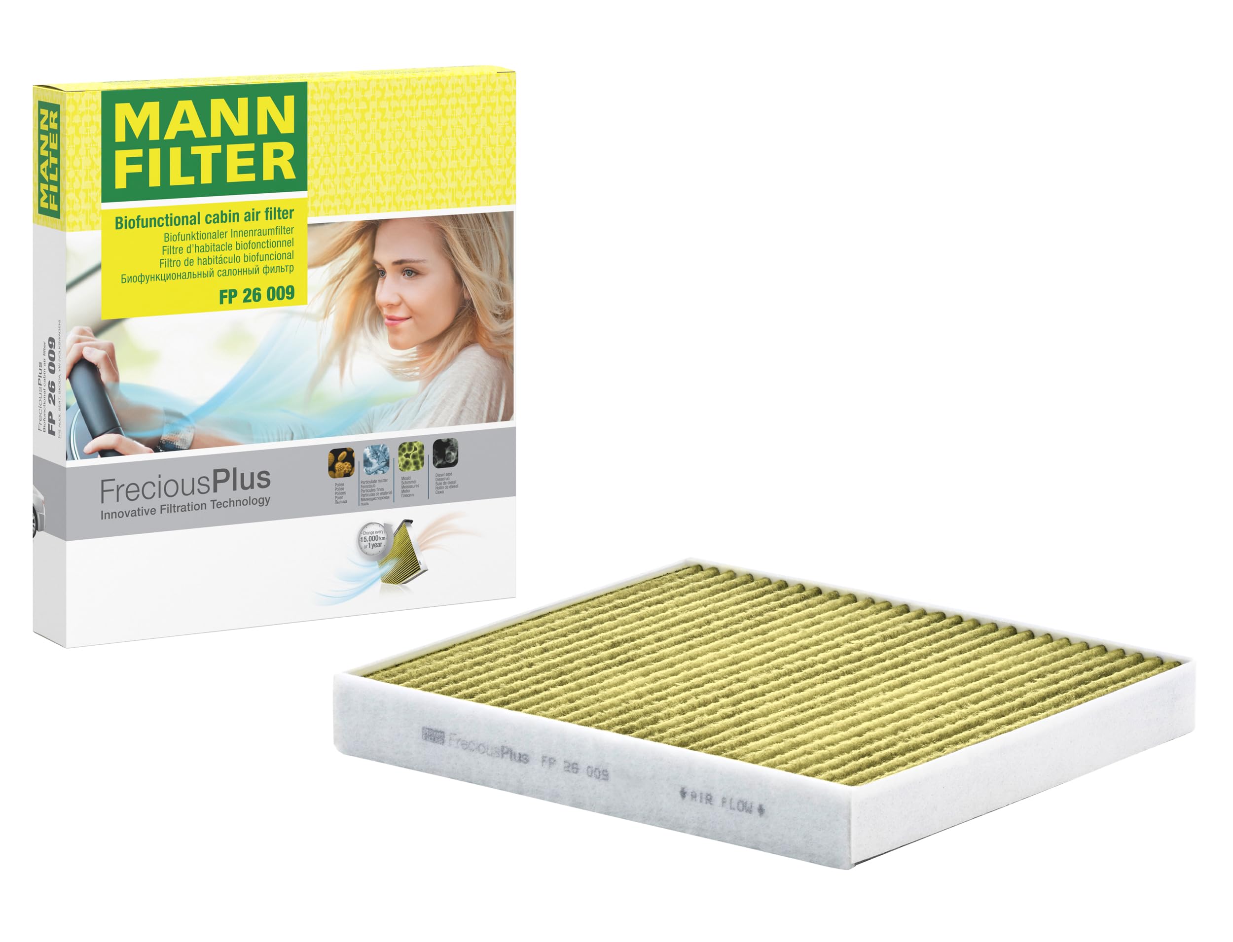 FP26009 Mann-Filter Внутрішньосалонний фільтр