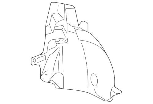 Підкрилок переднього крила, лівий задній FPS 4608391 ціна, від 12.11 USD