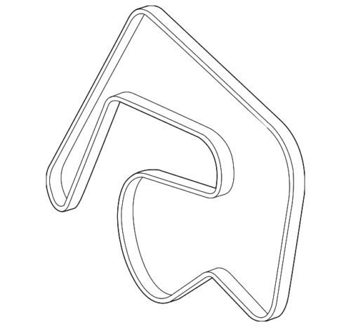 Ремінь генератора Mercedes Sprinter 