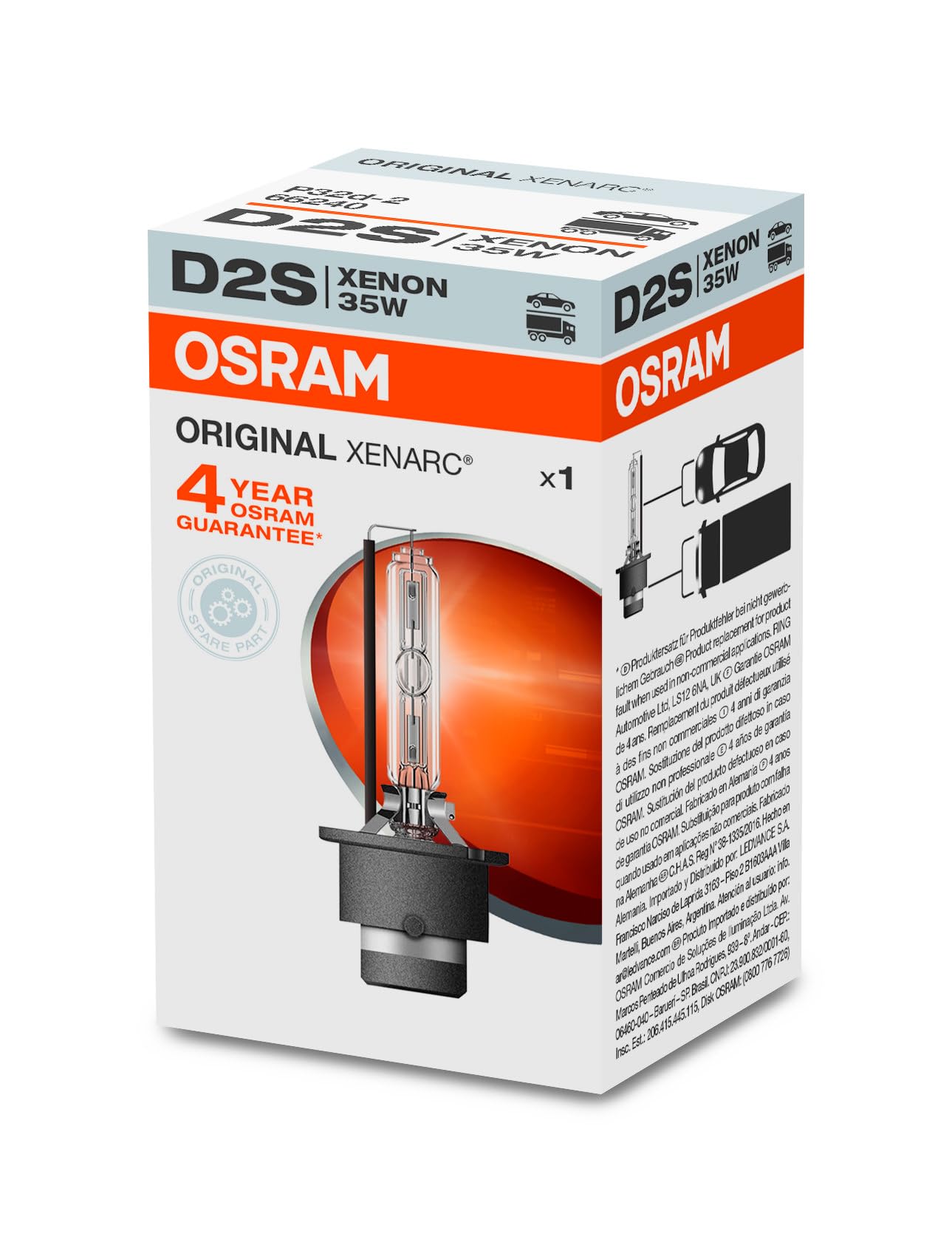 Ксенон Osram 66240 ціна, від 35.80 USD
