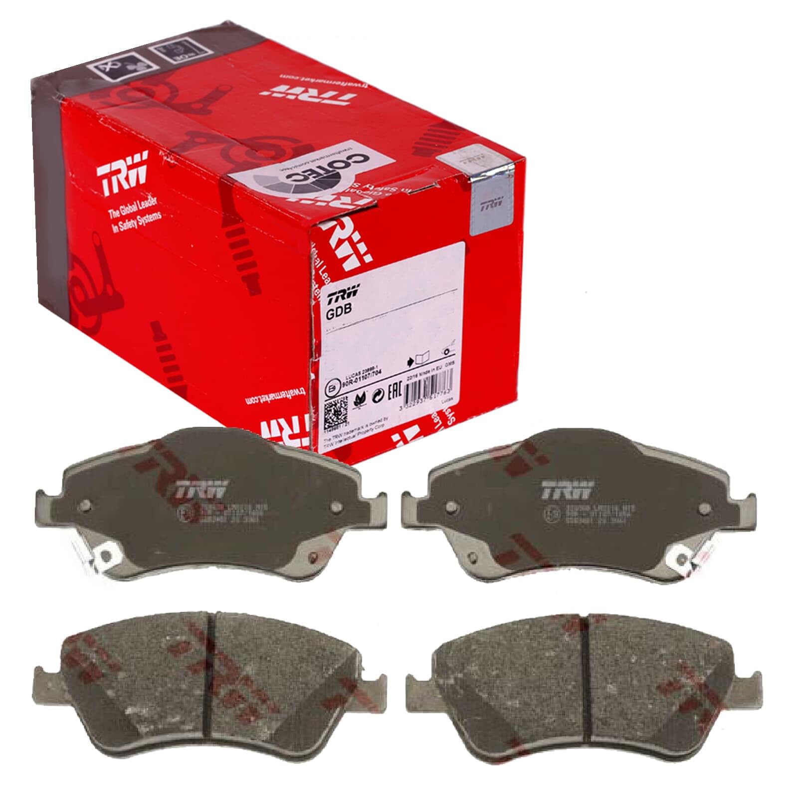 Гальмівні колодки TRW GDB3481 ціна, від 32.60 USD