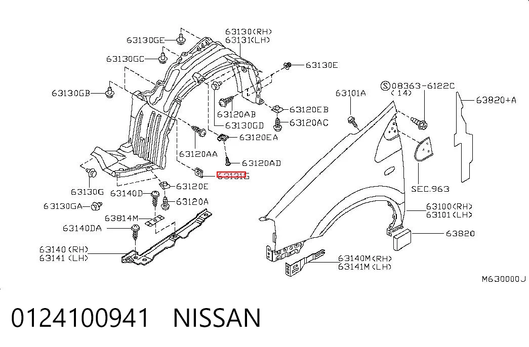 0124100941 Nissan/Infiniti 