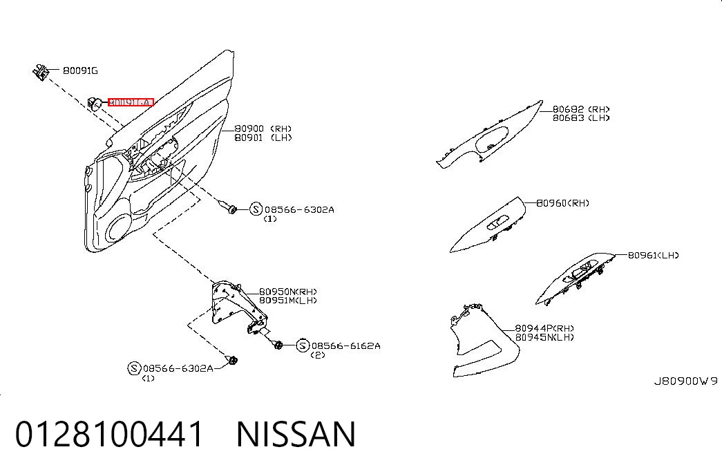 0128100441 Nissan/Infiniti 