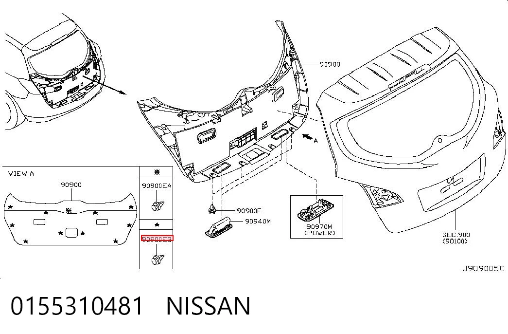 0155310481 Nissan/Infiniti 