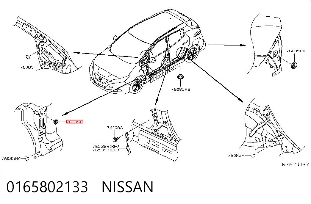 0165802133 Nissan/Infiniti 
