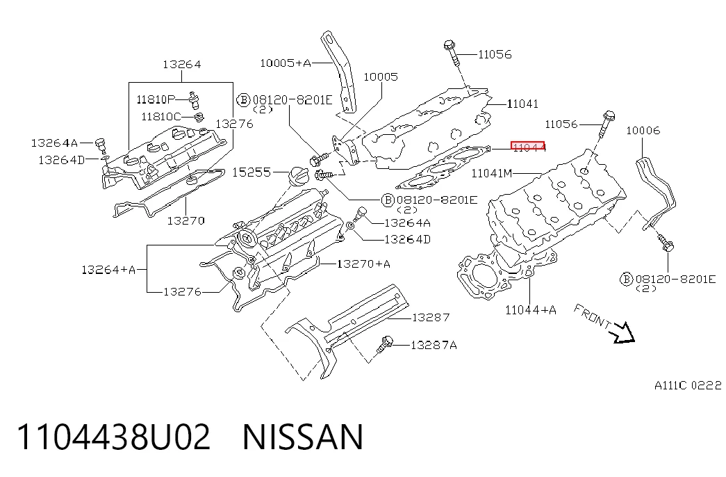 Прокладка головки блока циліндрів (ГБЦ), права NIPPON MOTORS HG746RS ціна, від 21.50 USD