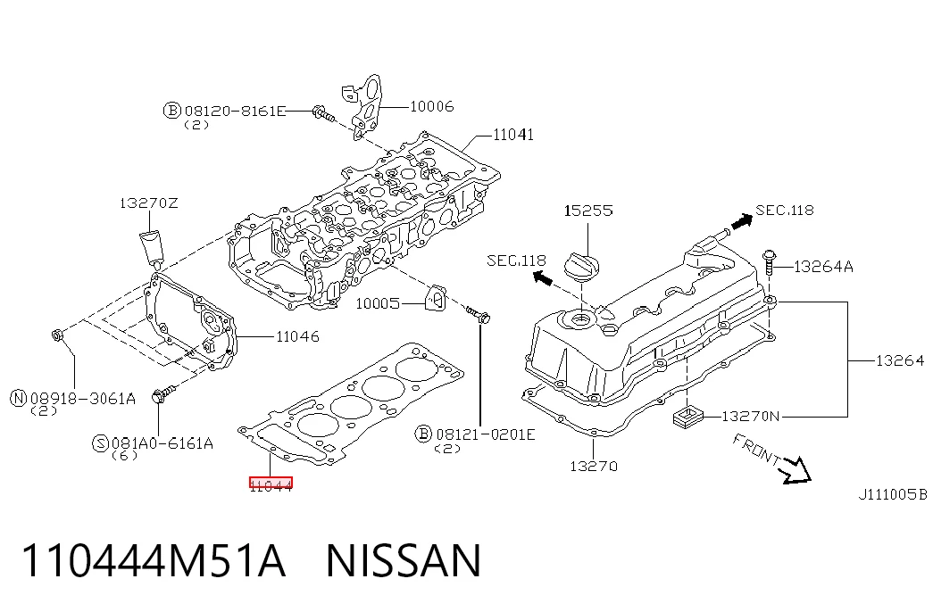 Прокладка ГБЦ Landstar 110444M500 ціна, від 16.49 USD