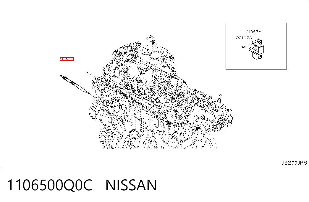 Свіча накалу Nissan Micra хетчбек (K12) (2002 - 2010) ціна, від 7.10 USD