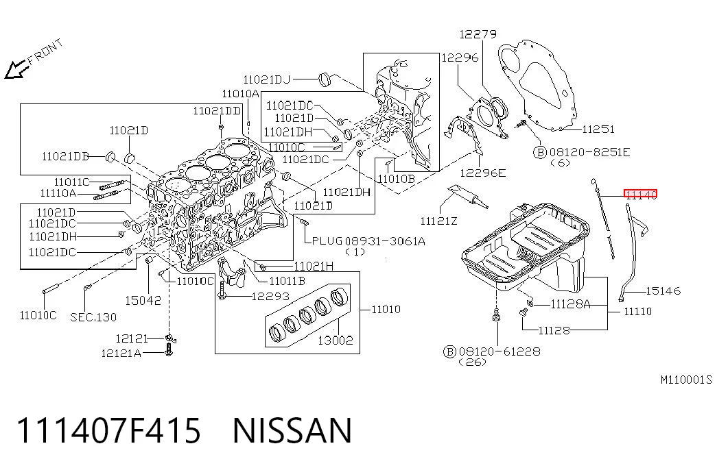 111407F415 Nissan/Infiniti