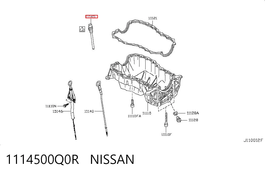  Датчик рівня масла Nissan Almera 2