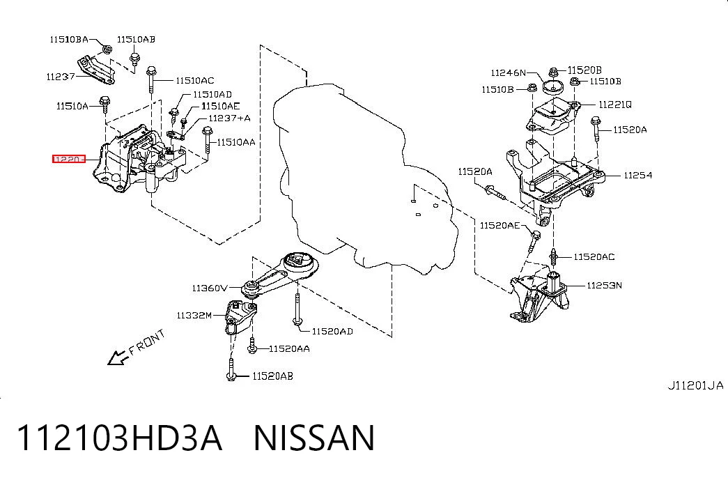 112103HD3A Nissan/Infiniti 