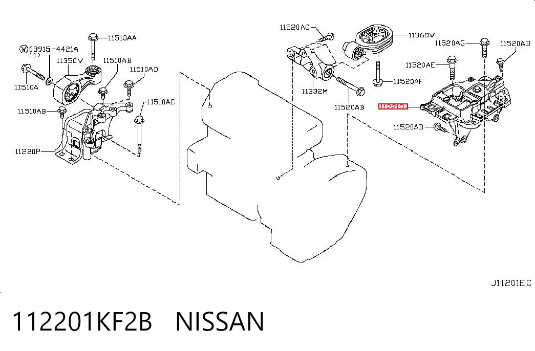 112201KF2B Nissan/Infiniti 