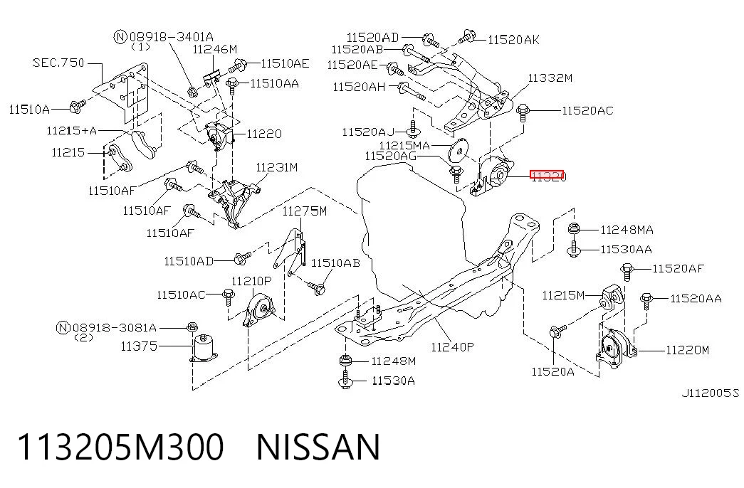 113205M300 Nissan/Infiniti