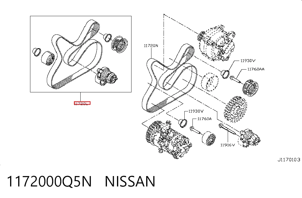 Ремінь приводний, агрегатів, комплект Mercedes A4152020219