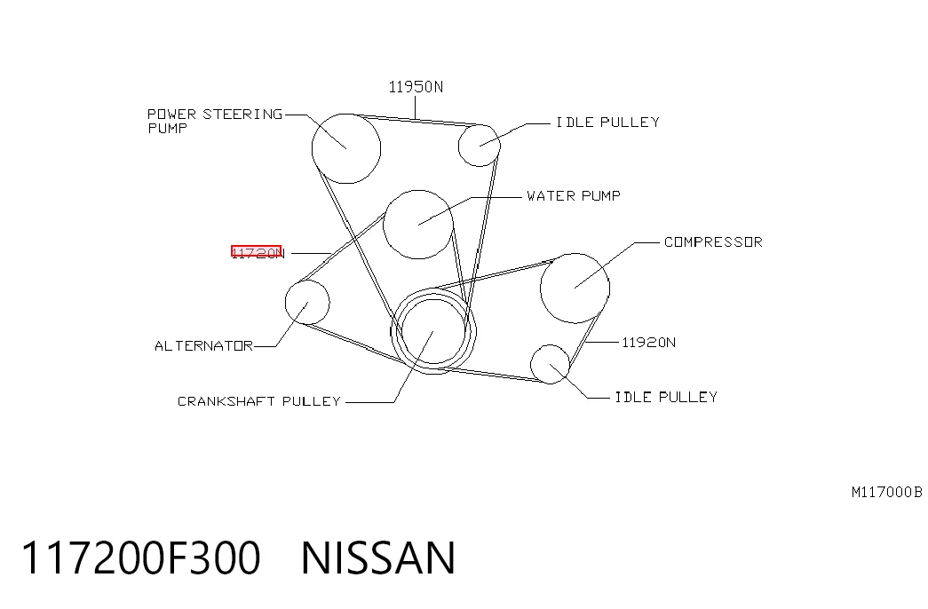 Ремінь кондиціонера NIPPON MOTORS 10X900