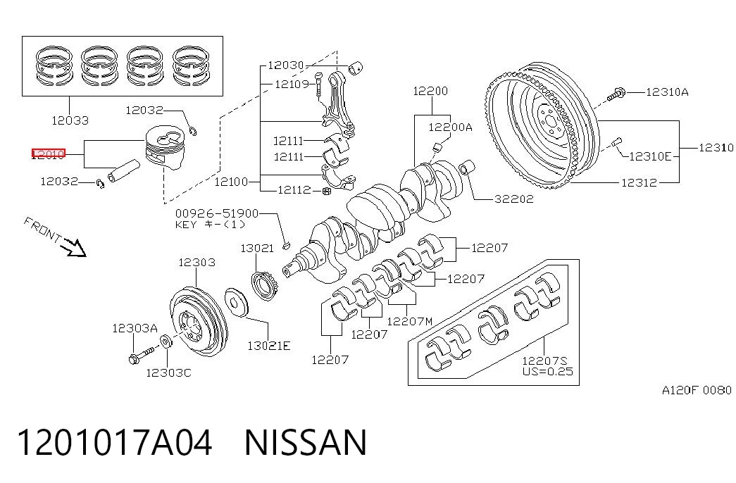 1201017A04 Nissan/Infiniti