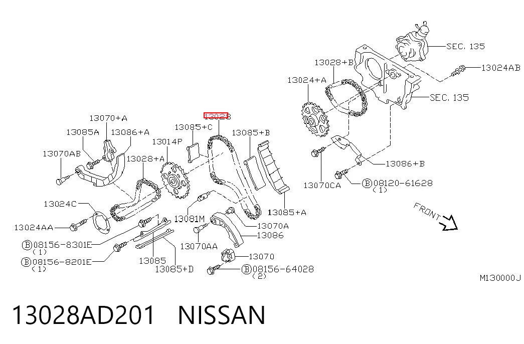 13028AD201 Nissan/Infiniti