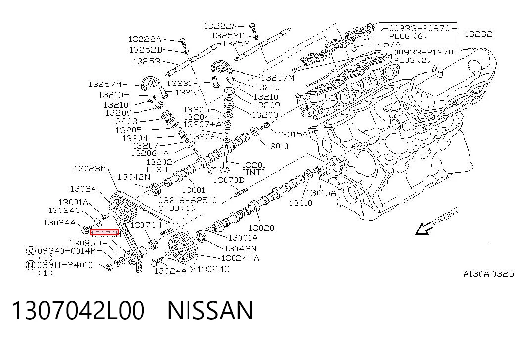 Купити Ролик натягувача ременя ГРМ Nissan Maxima  J30