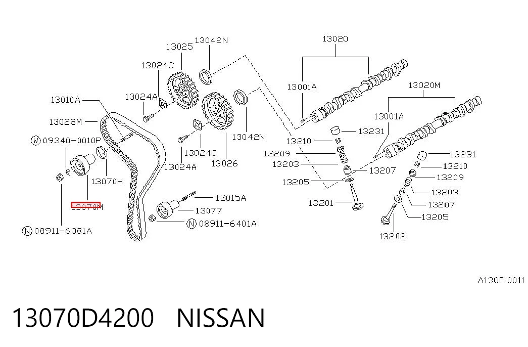 Ролик натяжителя ременя газорозподілу Japan Cars E41008 ціна, від 22.14 USD