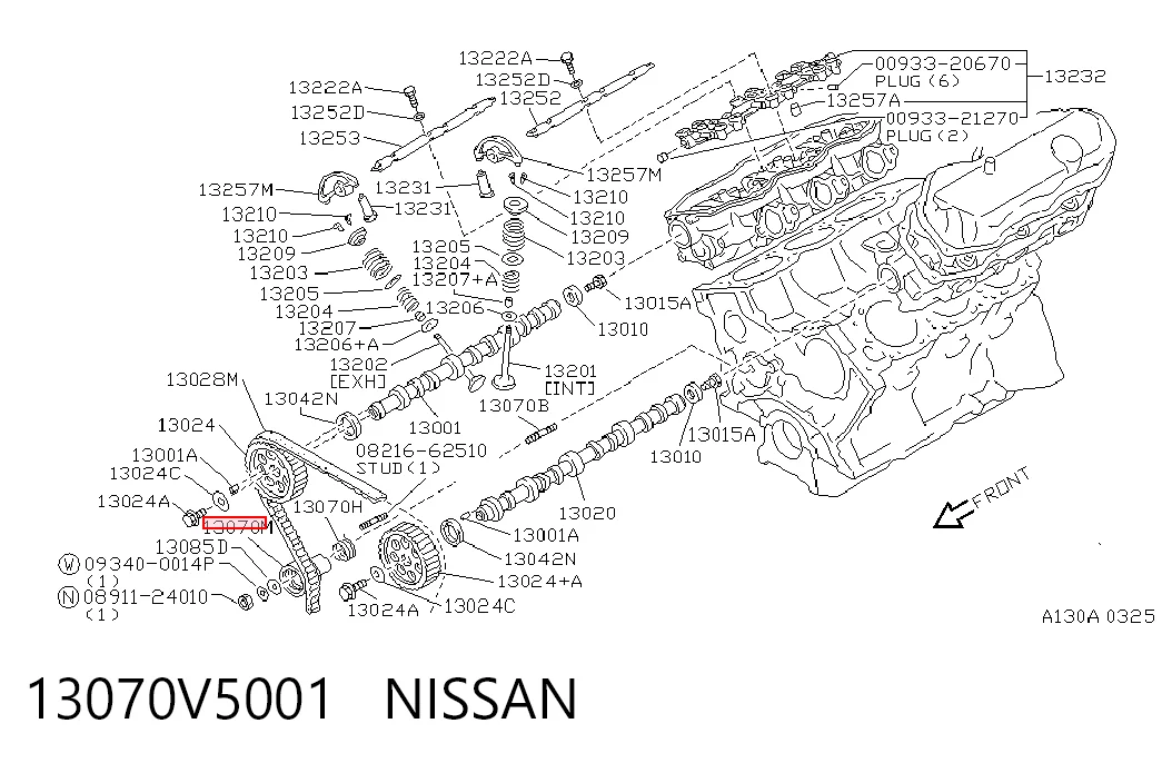 Ролик натягувач на Nissan Maxima  J30
