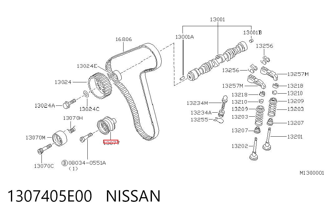 Купити Ролик паразитний ГРМ Nissan Serena  C23