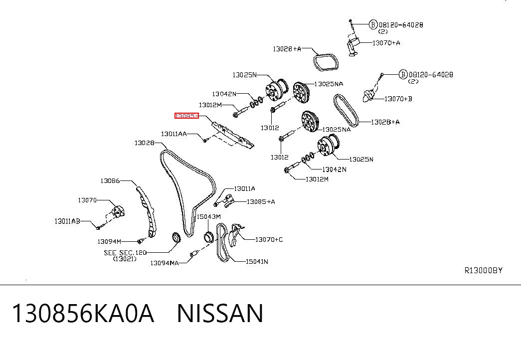 130856KA0A Nissan/Infiniti 