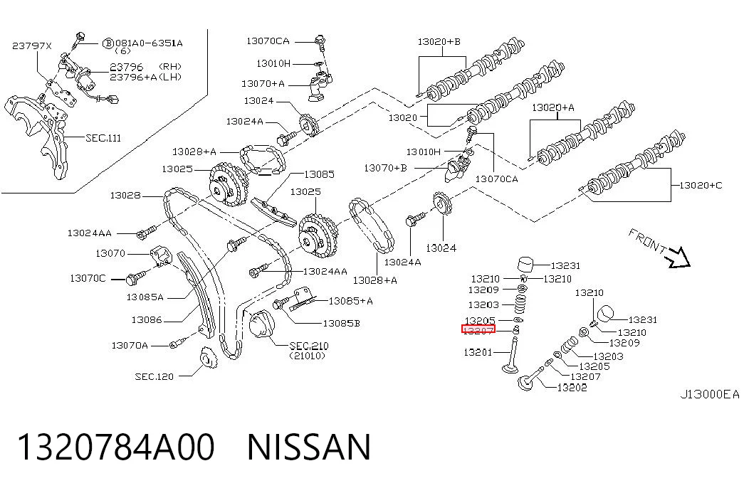 Купити VSS207 NIPPON MOTORS Сальник клапана