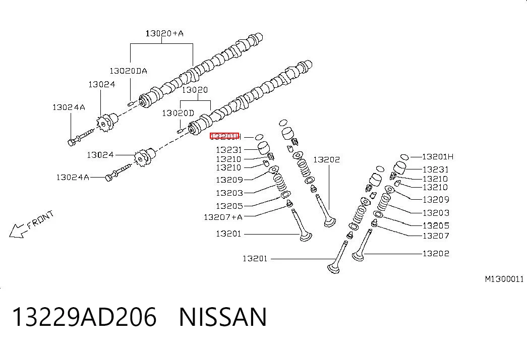 13229AD206 Nissan/Infiniti
