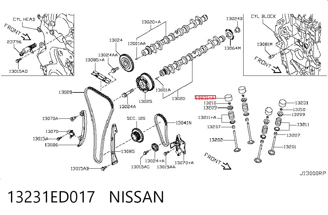 13231ED017 Nissan/Infiniti