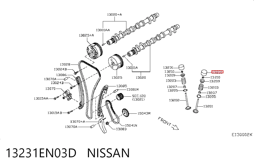13231EN03D Nissan/Infiniti