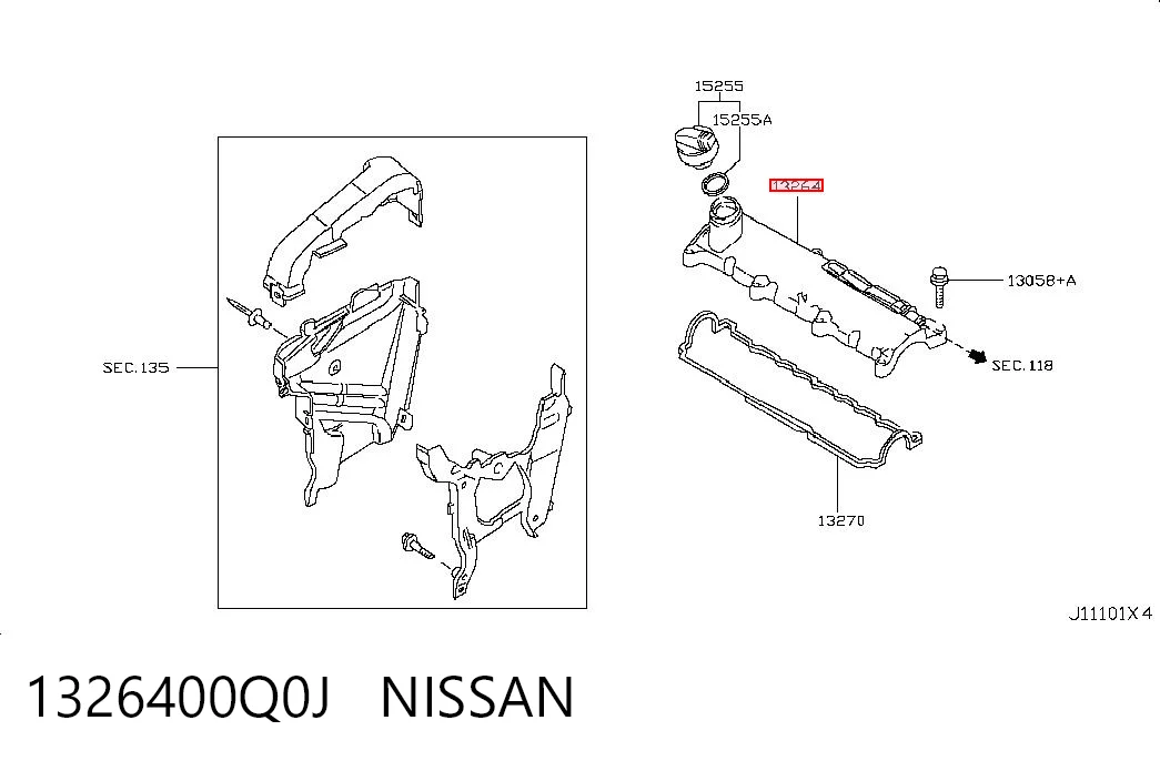 Клапанна кришка DRM18904 Polcar