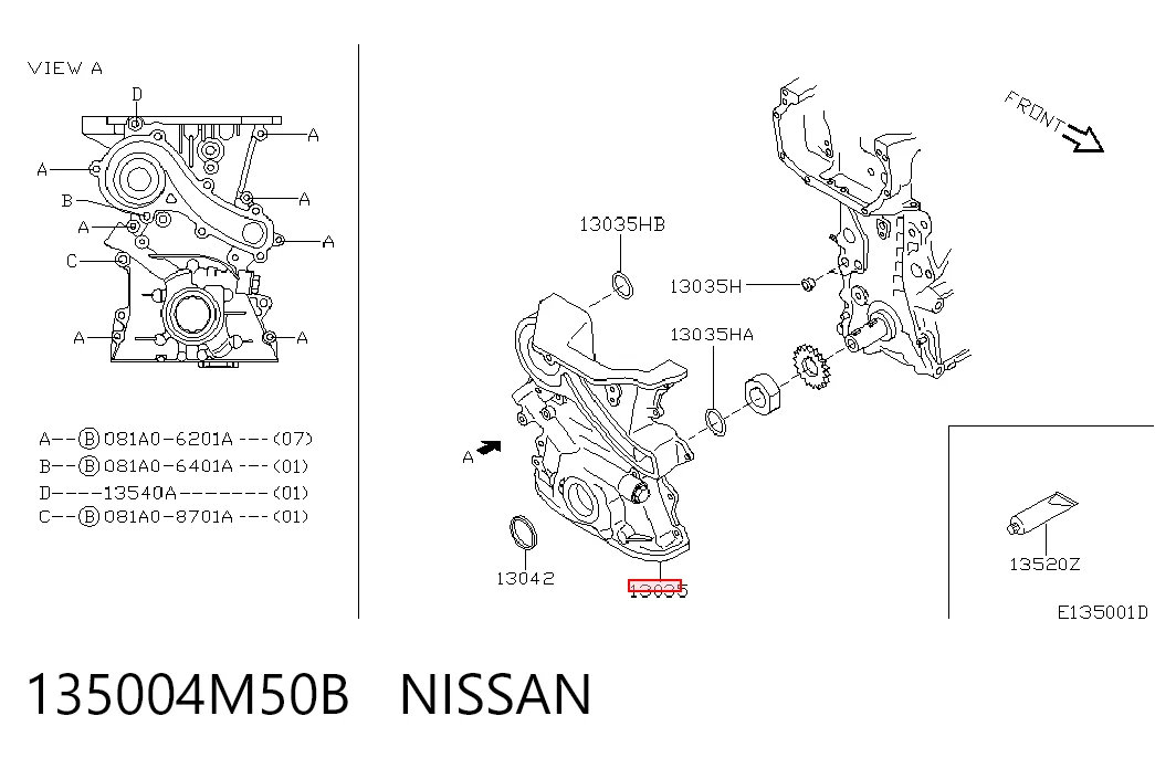 Кришка двигуна передня Aisin OPN706 ціна, від 126.35 USD