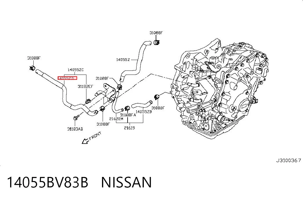 14055BV83B Nissan/Infiniti