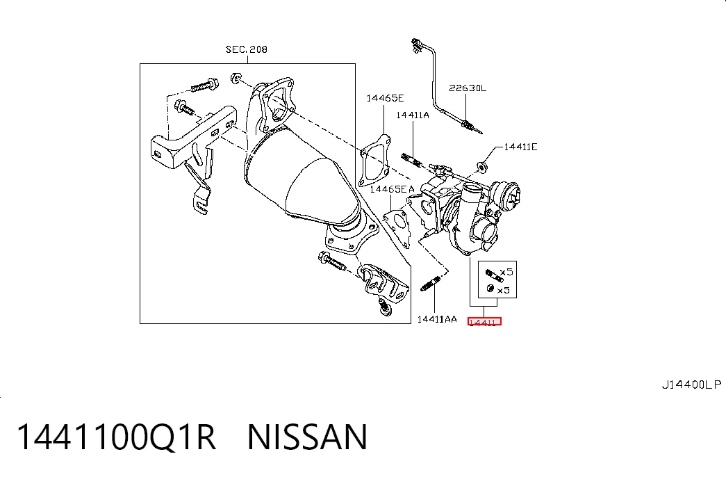 Турбокомпресор Nissan JUKE JPN
