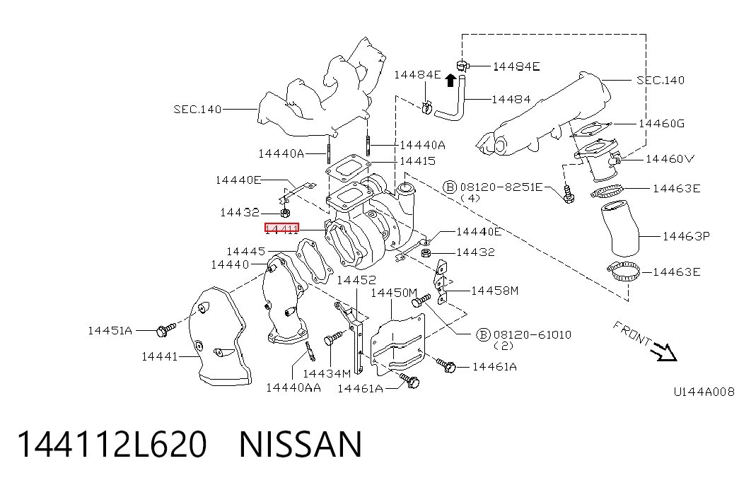 Турбонаддув на Nissan Primera  P11