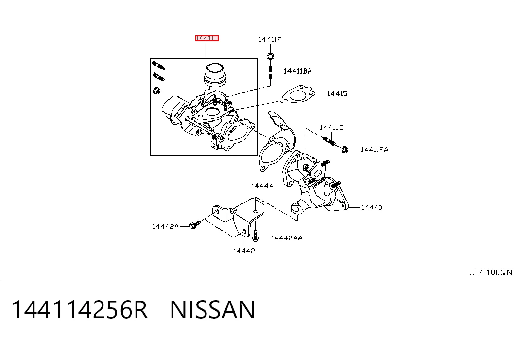 Турбіна Nissan JUKE JPN хетчбек (F15) (2010 - 2019) ціна, від 198.19 USD