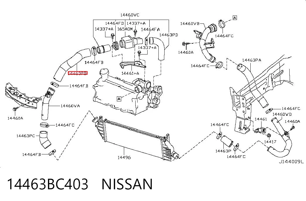14463BC403 Nissan/Infiniti