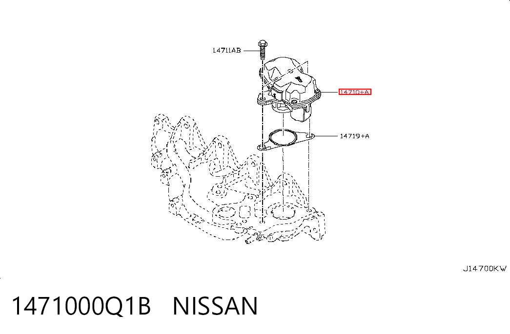 Клапан EGR рециркуляції газів NK 4599056