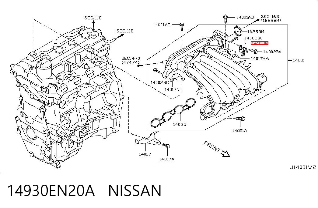 Купити МАП Сенсор Nissan Versa NOTE E12