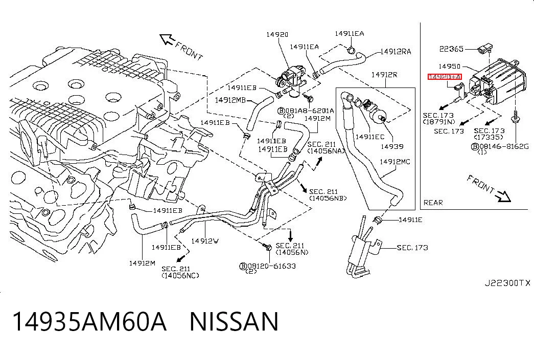 14935AM60A Nissan/Infiniti 