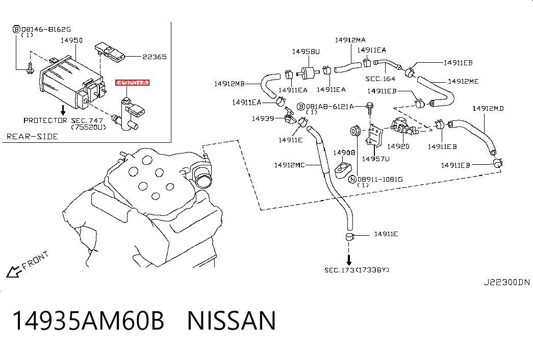 14935AM60B Nissan/Infiniti 